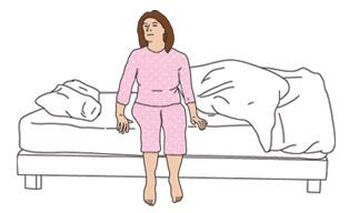 duw je af vanop het bed
