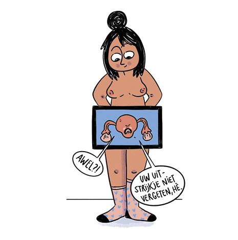 Illustratie baarmoederhalskanker 