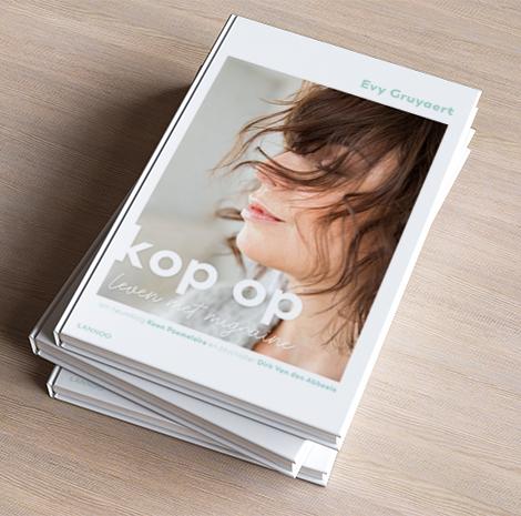 Boek 'Kop op. Leven met migraine' van Evy Gruyaert 