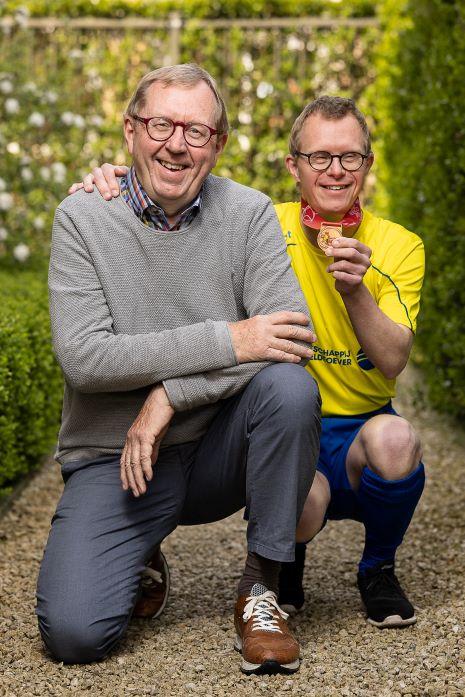 Vader Leo en zoon Thijs