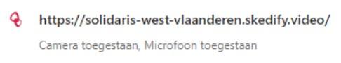 Screenshot microfoon en camera toegestaan