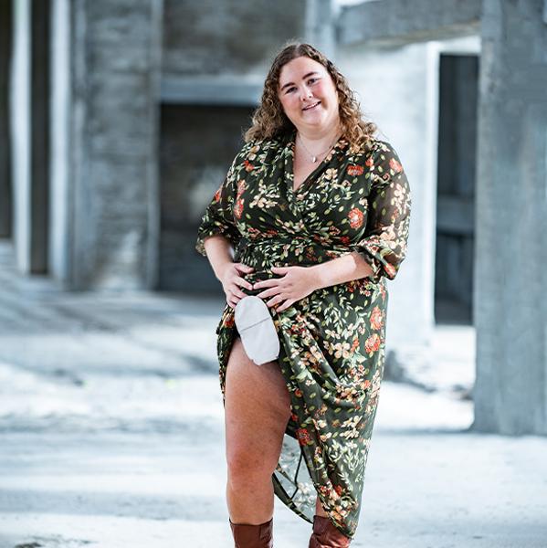 Afbeelding van Ruth die haar stoma toont
