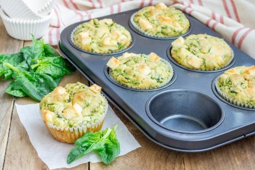 hartige ontbijtmuffins