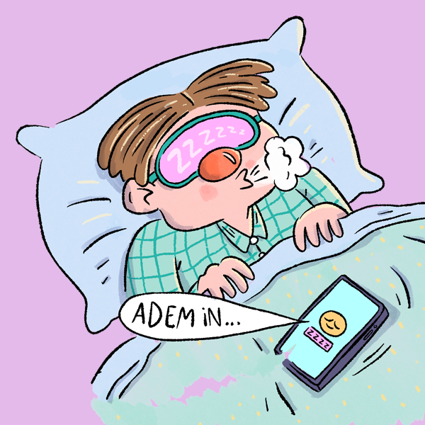 illustratie slapen