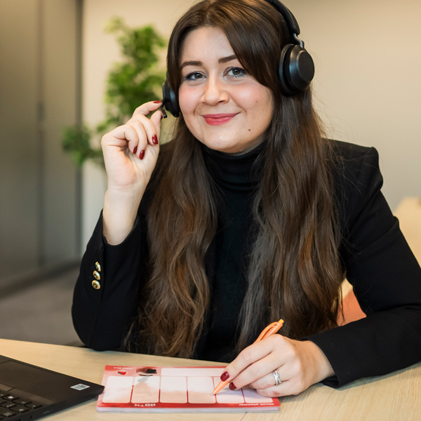Stefania, medewerker in het contactcenter van Solidaris